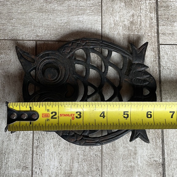 Vintage Cast Iron Owl Trivet - Picture 8 of 8